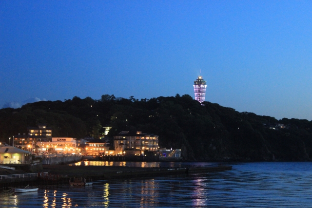 江ノ島夜