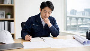 技術士建設部門の論文に使う知識と実務経験を整理する技術者