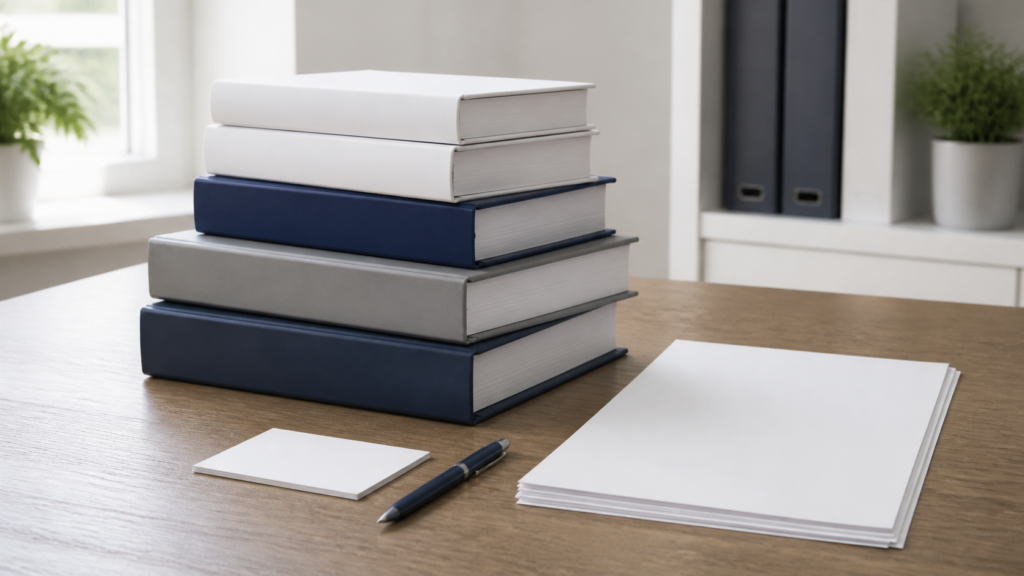 法令や技術基準を確認しながら技術士二次試験の答案を考える机