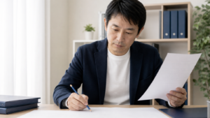 技術士総合技術監理部門の長い問題文を読み答案骨子を作る受験者