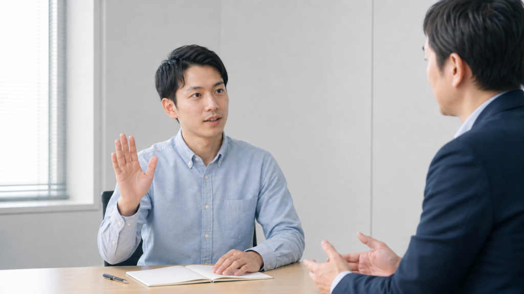 技術士口頭試験で質問の聞き直しを丁寧に求める受験者